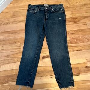 We The Free Button Up Slightly Distressed Jeans